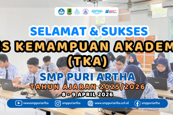 Pelaksanaan Tes Kemampuan Akademik (TKA) SMP Puri Artha Berjalan Lancar dan Tertib